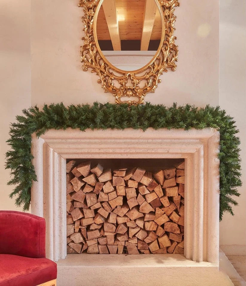 Garland made of artificial fir branches Length 110.2"
