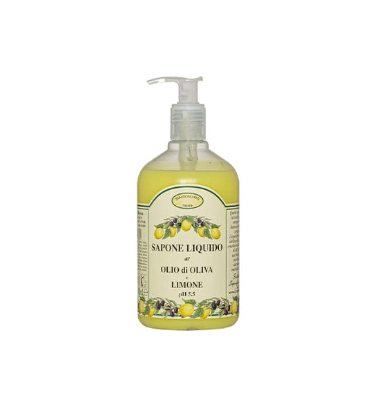 Liquid soap with olive oil and lemon 16.9 fl oz Made in Italy! Liquid soap with olive oil and lemon 16.9 fl oz Made in Italy!