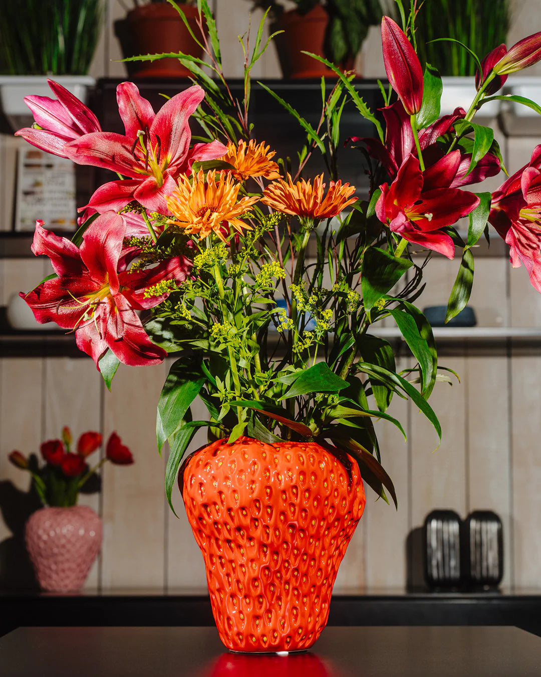 Italian Fruit Vases