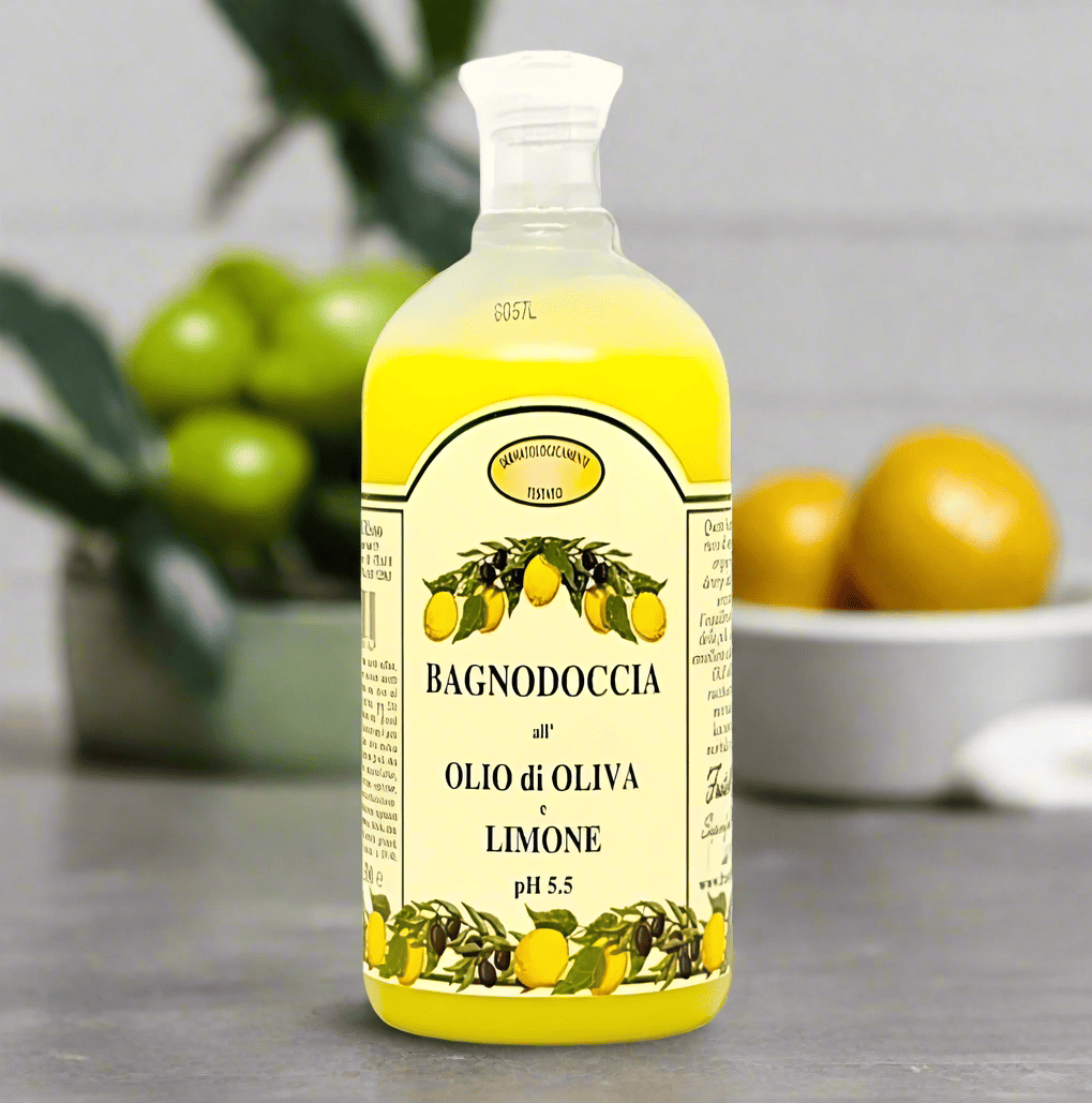 Natural shower gel with olive oil and lemons - 16.9 fl oz