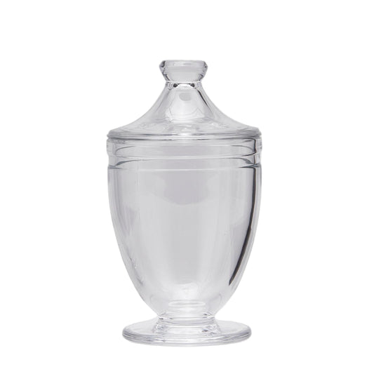 Italiving Glass Container Classic Glass Amphora – Elegant Storage Container with Lid