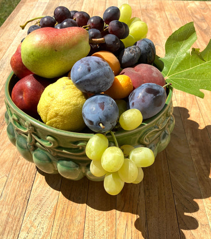 Mediterranean bowl - handmade, antique design Height 4.86" Ø 11.11"