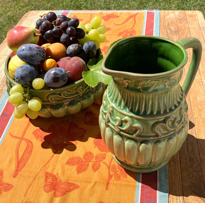 Mediterranean bowl - handmade, antique design Height 4.86" Ø 11.11"