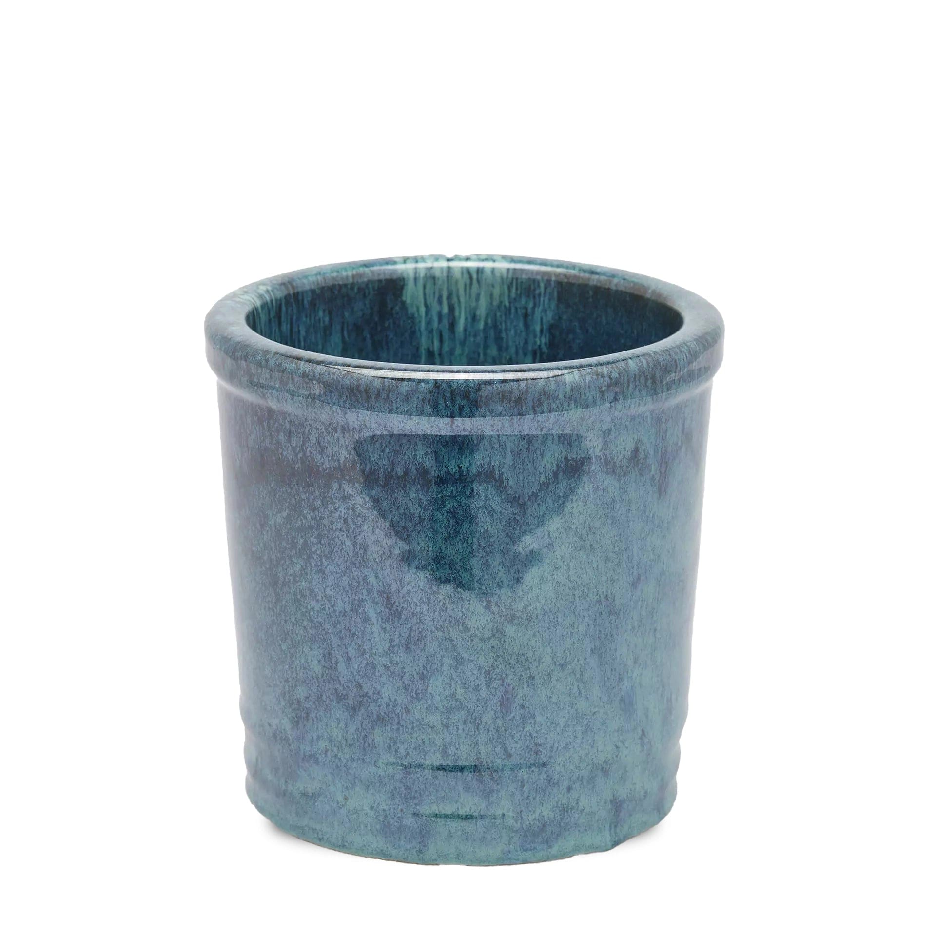 coloured ceramic plant pots Mediterranean ceramic flowerpot - 3 colours