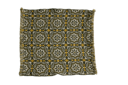 Jacquard cushion cover - Merinowool/Co - 19.5" x 19.5" - Made in Italy