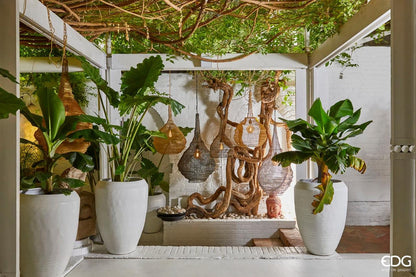 Oriental brass ceiling light for LED lamp - H 33" Ø 17"