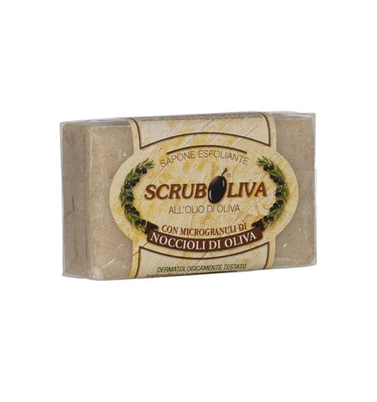 Natural peeling soap with olive oil and olive granules - 0.33 lb