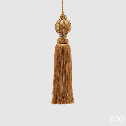 Tassel with crystals in 2 colors - length 10.6"