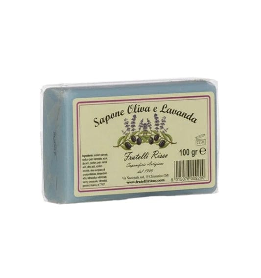 Natural soap made from olive oil and other vegetable oils with lavender - 0.22 lb