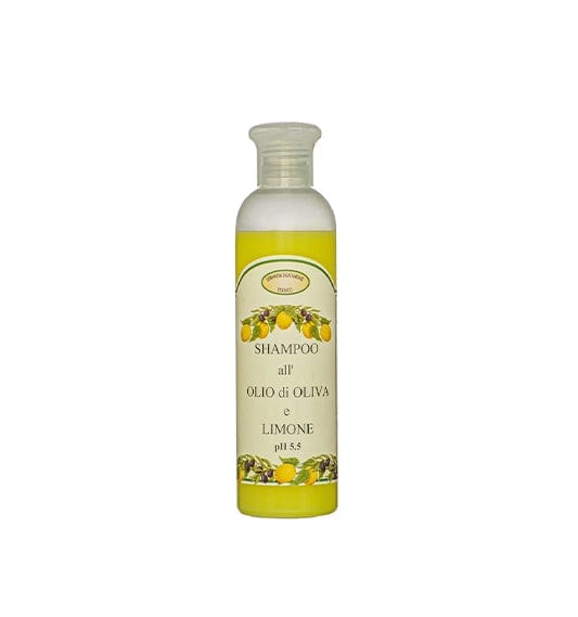 Natural hair shampoo with olive oil and lemon - 8.45 fl oz